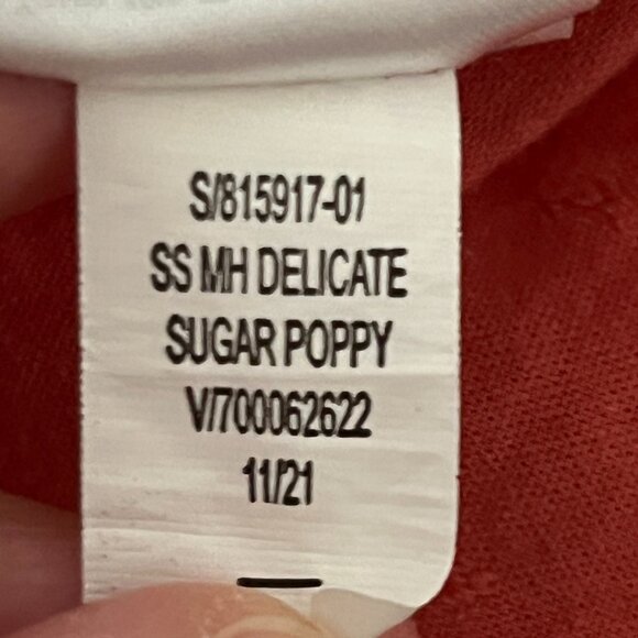 Old Navy Womens Milkmaid Maxi Dress Size M Coral Cottagecore Prairie Romantic - Picture 9 of 9